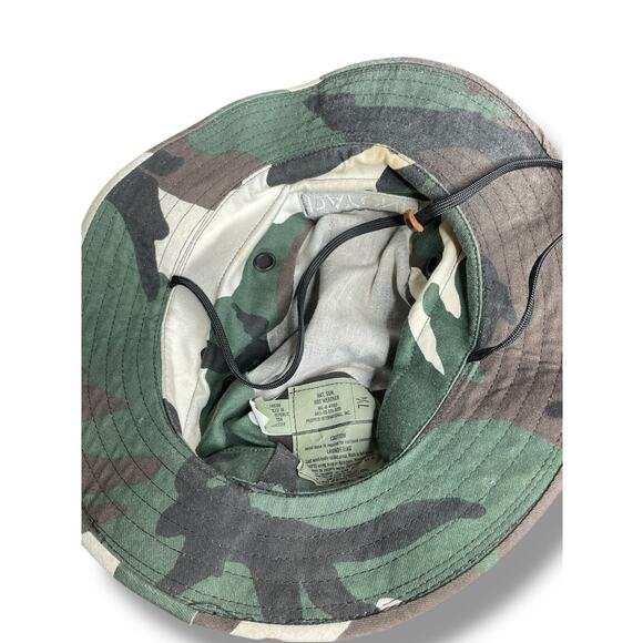 Propper Boonie Hat Sz 7 1/4 US Military Bucket Day One Desert Camo Chin Strap - Picture 12 of 13